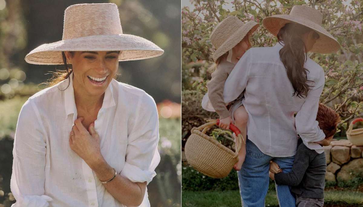The mom-of-two is seemingly enjoying some downtime with Prince Harry and their kids, Archie and Lilibet