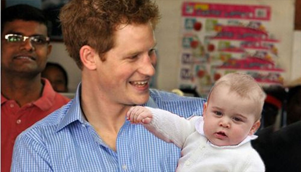 Prince Harry’s sweet tribute to baby George.