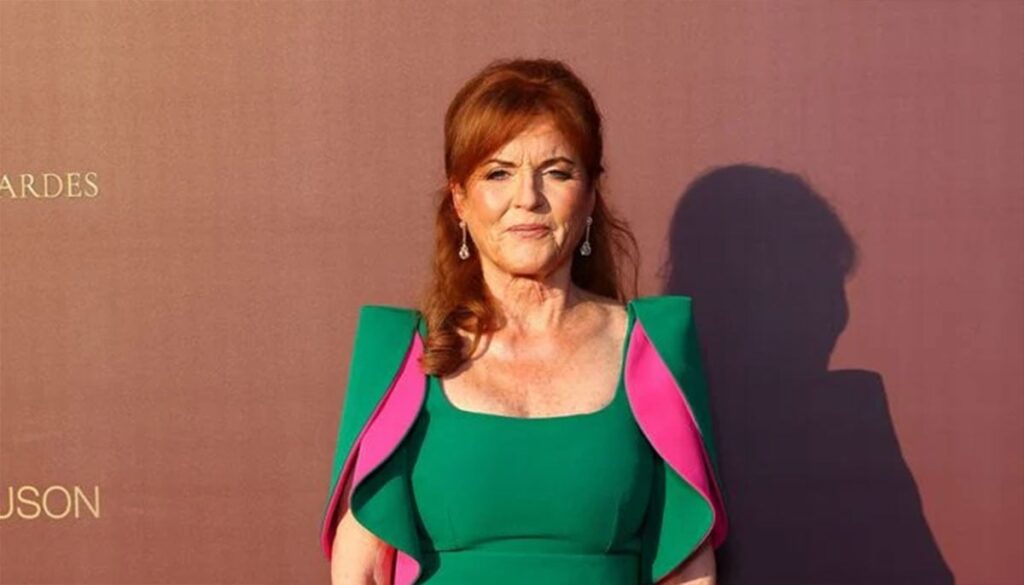 Sarah Ferguson gives Meghan’s caped gown a 2025 spin
