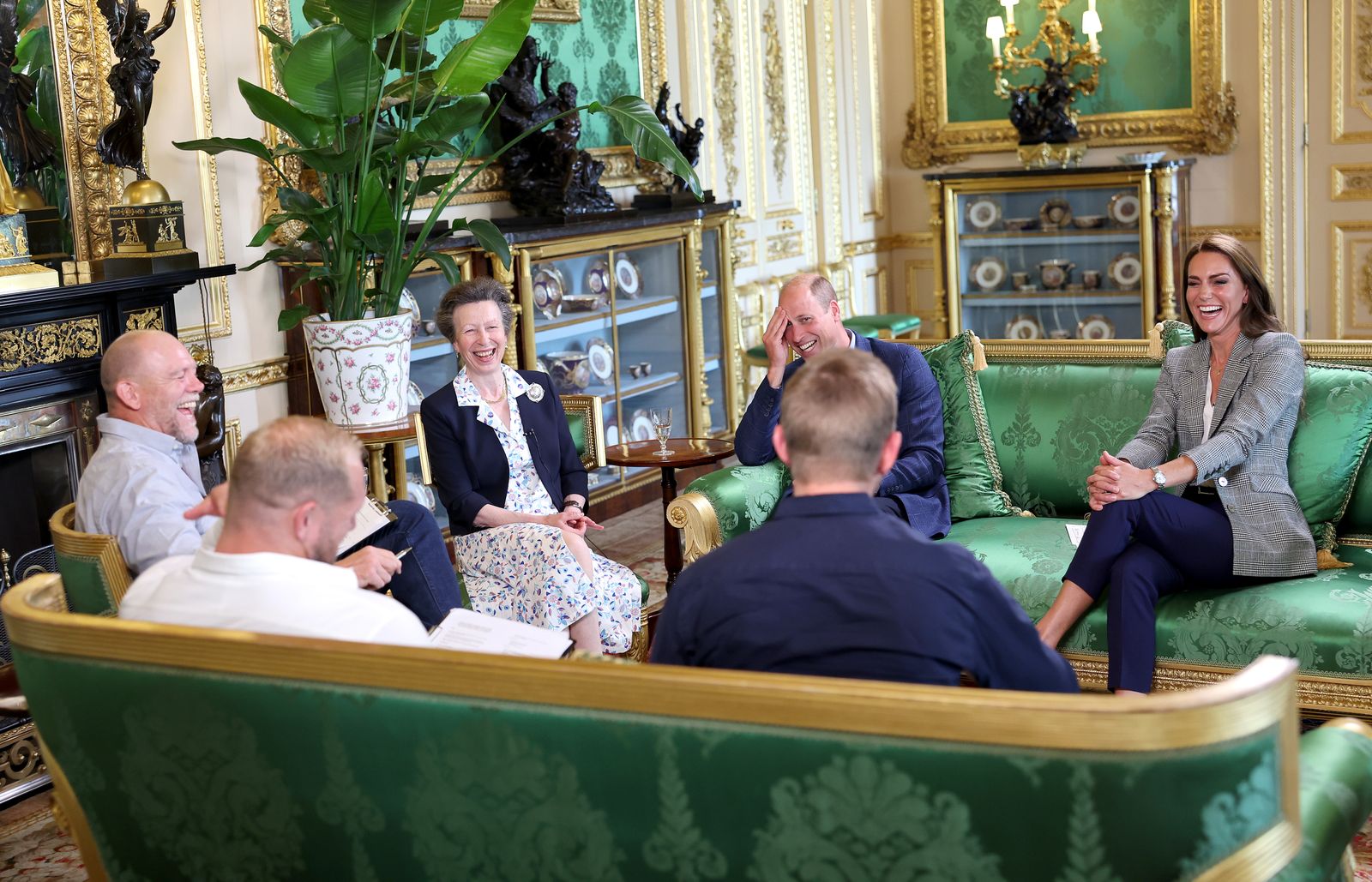 Image may contain LaQuan Williams Prince William Duke of Cambridge Anne Princess Royal Adult Person and Conversation