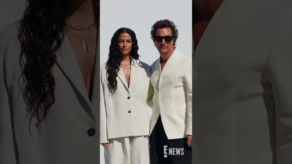 Matthew McConaughey and Camila Alves at Paris Fashion Week