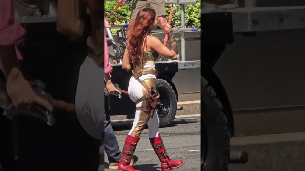 Masters Of The Universe filming. HeMan Teela London May 25 #motu #mastersoftheuniverse #heman #movie