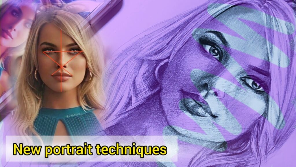 How I Drew Margot Robbie with Just a Few Lines! (Portrait Drawing Tutorial)