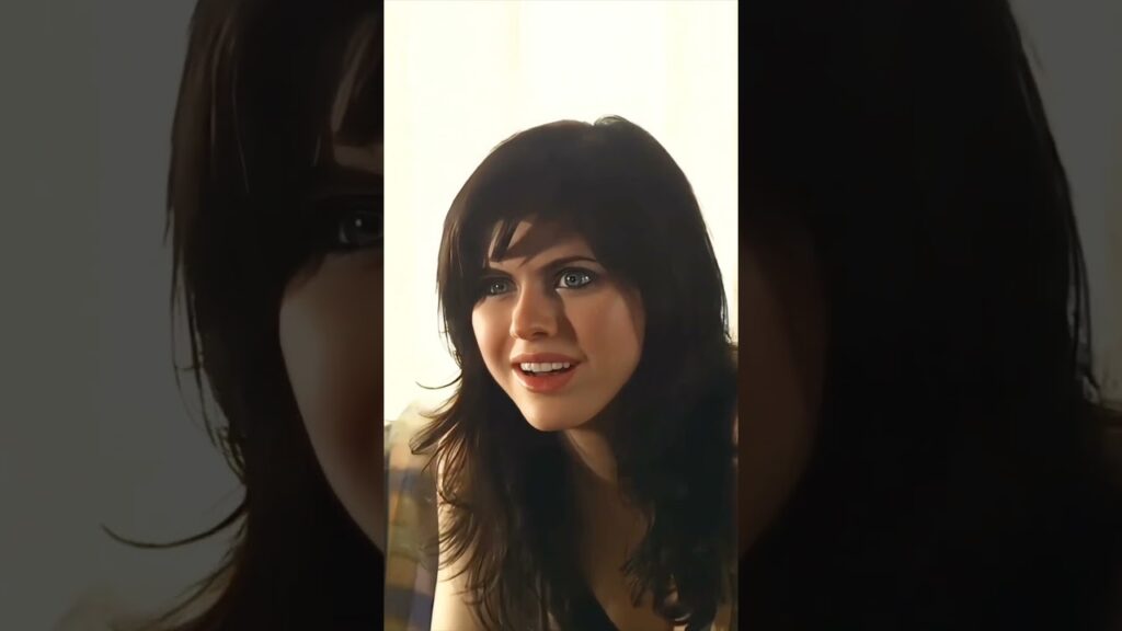 Her blue eyes tell a story—Alexandra Daddario is pure cinematic art 🎬💙 #alexandradaddario #shorts