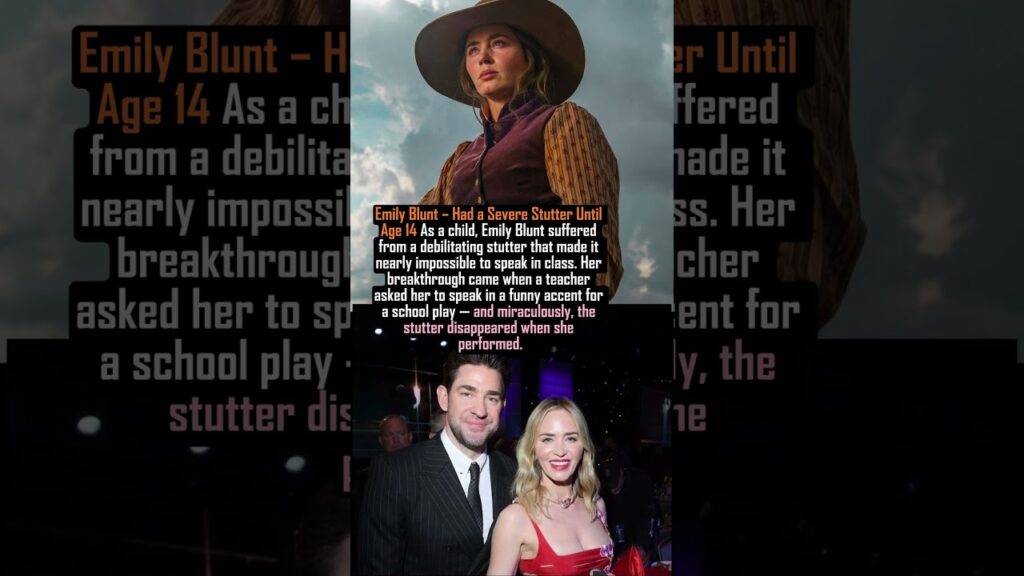 Emily Blunt – Had a Severe Stutter Until Age 14 #facts #history #new #love #hollywood