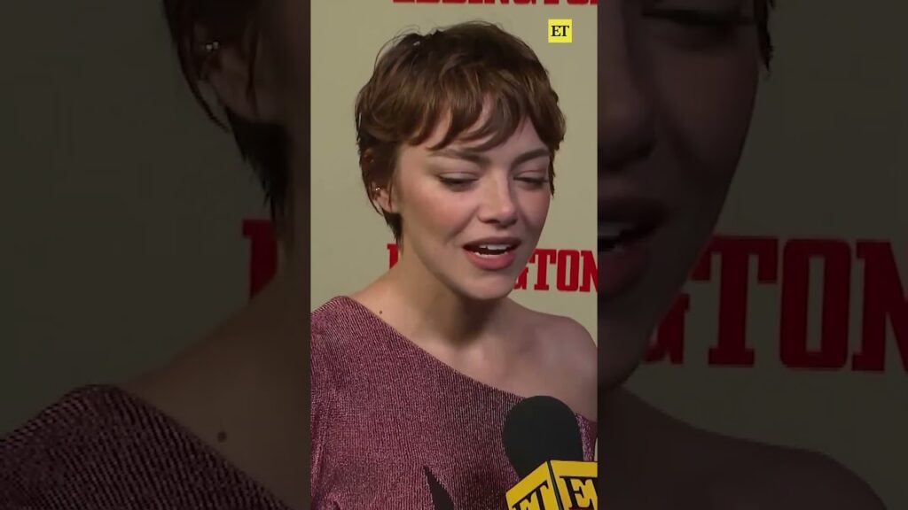 Emma Stone Gets the Hype About Pedro Pascal! #emmastone #pedropascal #eddington