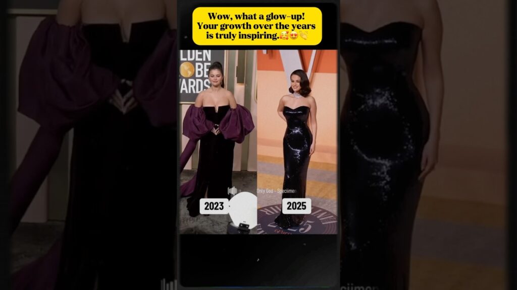 Wow, what a glow-up! Your growth over the years is truly inspiring. #fastgrowth #selenagomez #growth