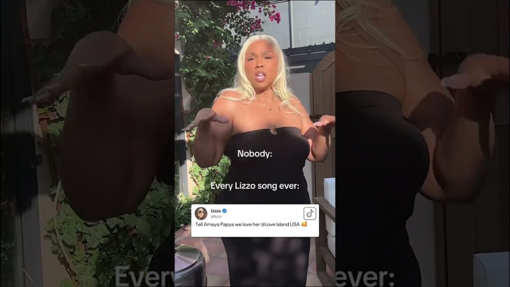 Lizzo Shares Her Love For Amaya Papaya Fan