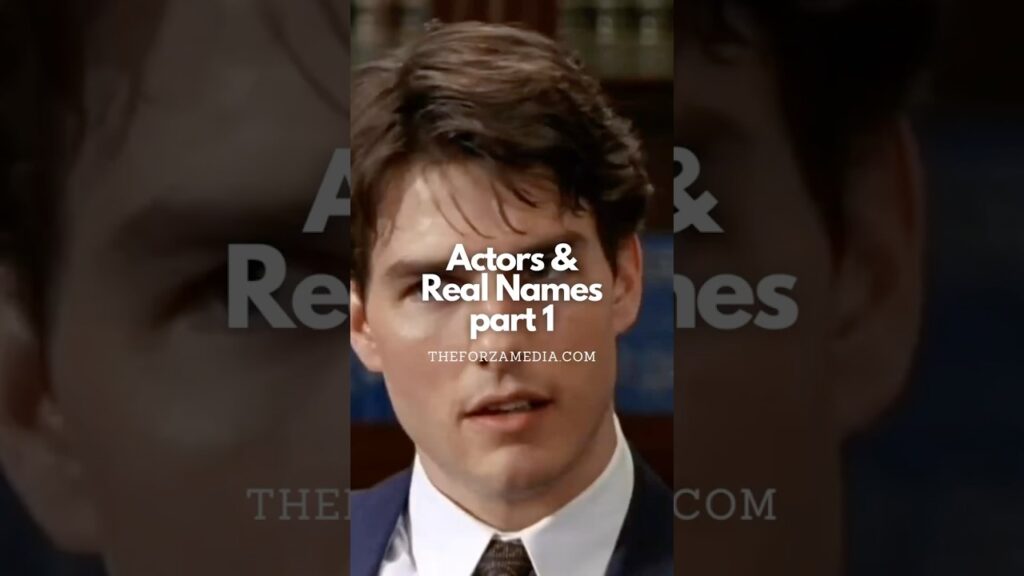 🎬 Actors & Real Names part 1 🎬 Actors & Real Names part 1