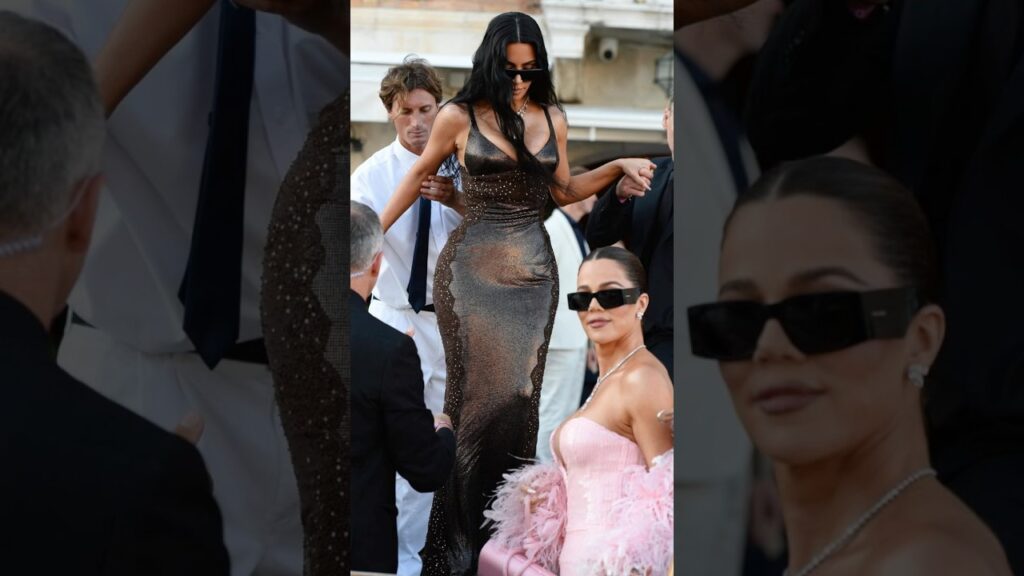 Kim Kardashian Vintage Versace Look @ Bezos Venice Wedding #kimkardashian #fashionpolice #bezos