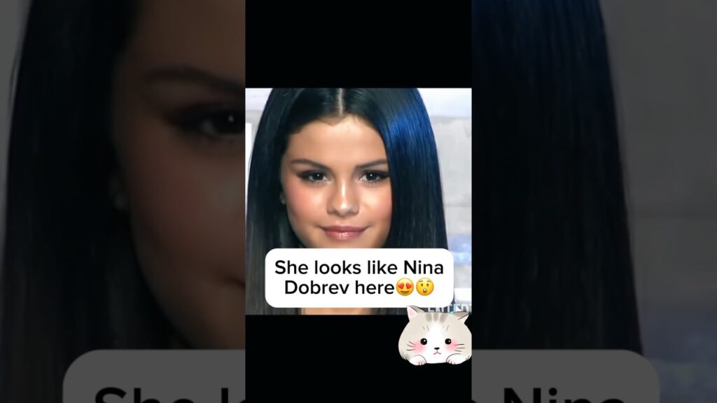 She looks Nina Dobrev here.😍😻♥️#selenagomez #ninadobrev #celebrity #gorgeous