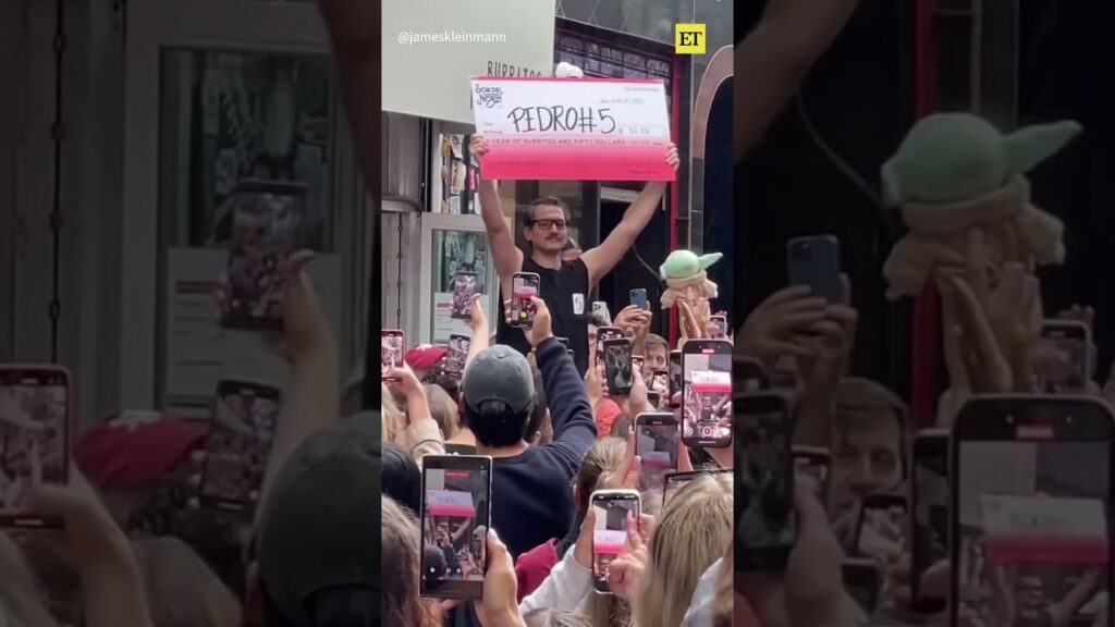 Winner of Pedro Pascal Look-Alike Contest is Crowned in NYC (@jameskleinmann/Instagram) #pedropascal