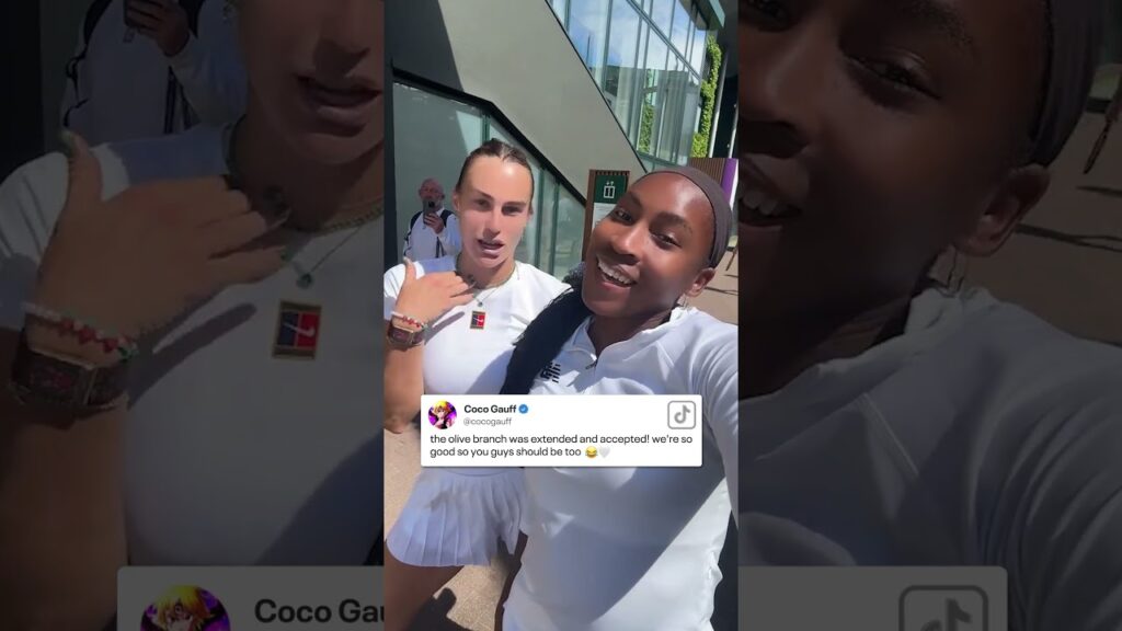 Coco Gauff and Aryna Sabalenka Reunite