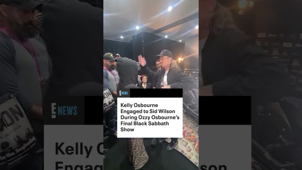Kelly Osbourne Engaged to Sid Wilson During Ozzy Osbourne’s Final Black Sabbath Show
