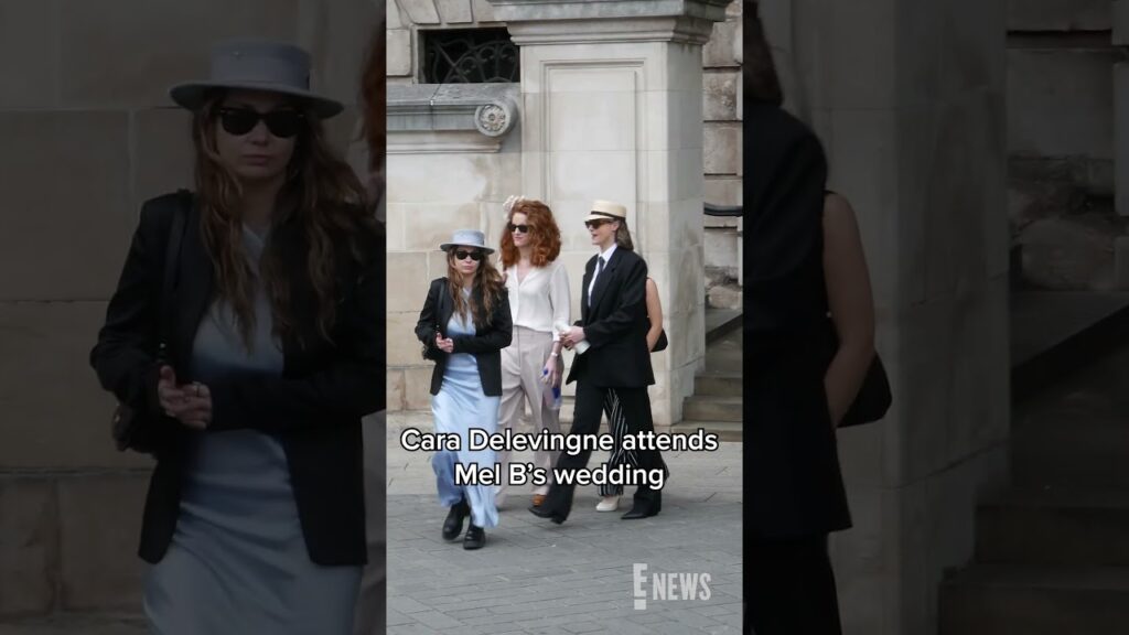 Cara Delevingne Attends Mel B's Wedding