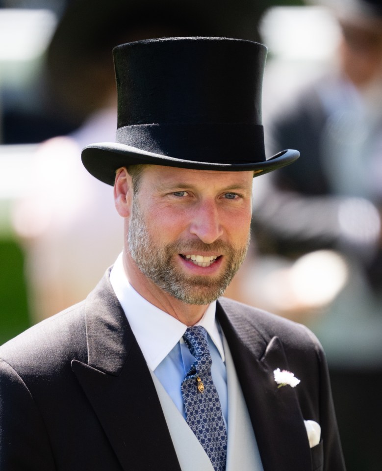 Prince William at Royal Ascot.