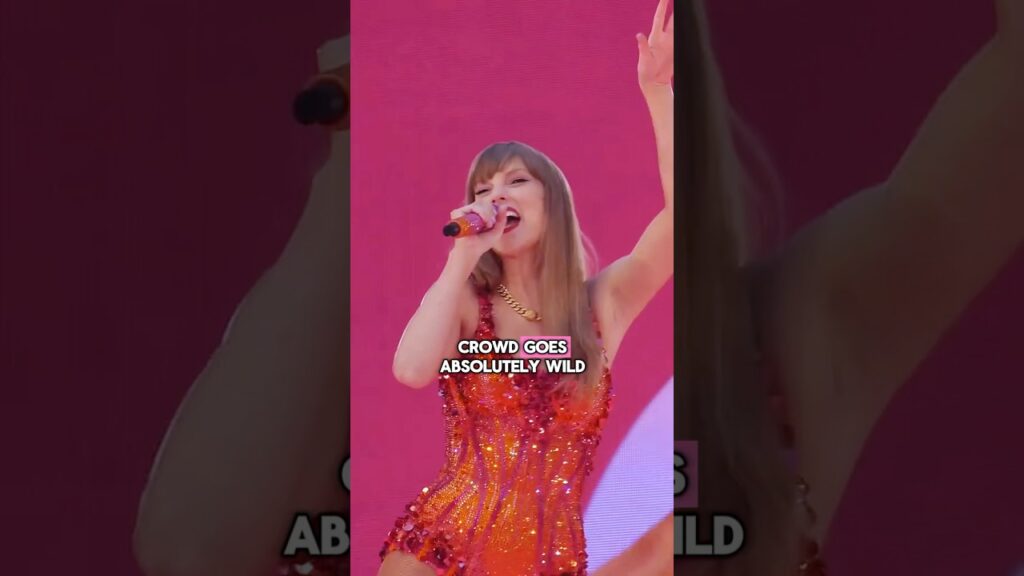 Crowd going WILD when Taylor Swift greeting in native language