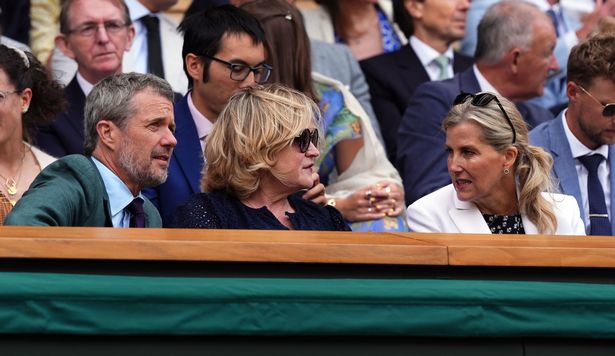 Sophie, the Duchess of Edinburgh chats to King Frederik of Denmark 