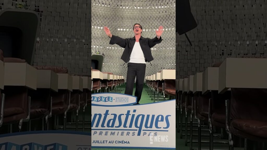 Pedro Pascal and Vanessa Kirby at the 'Fantastic Four: First Steps' Paris Photocall