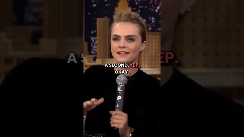 Cara Delevingne's beatboxing skills are. Behind the scenes moment! #caradelevingne