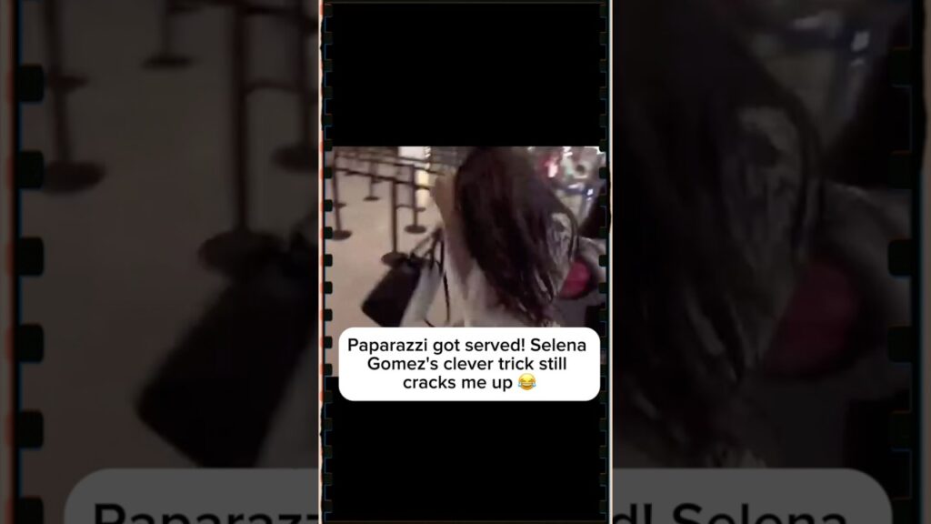 Paparazzi got served! Selena Gomez's clever trick still cracks me up 😂 #paparazzi  #selenagomez