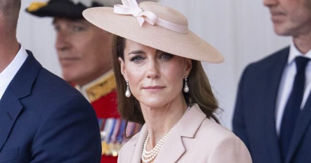 Royal watchers stunned as Kate Middleton ditches tradition in pink Dior nod to Meghan Markle trust project logo