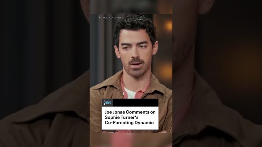 Joe Jonas is opening up about his co-parenting setup with Sophie Turner. (🎥: School of Greatness) Joe Jonas is opening up about his co-parenting setup with Sophie Turner. (🎥: School of Greatness)
