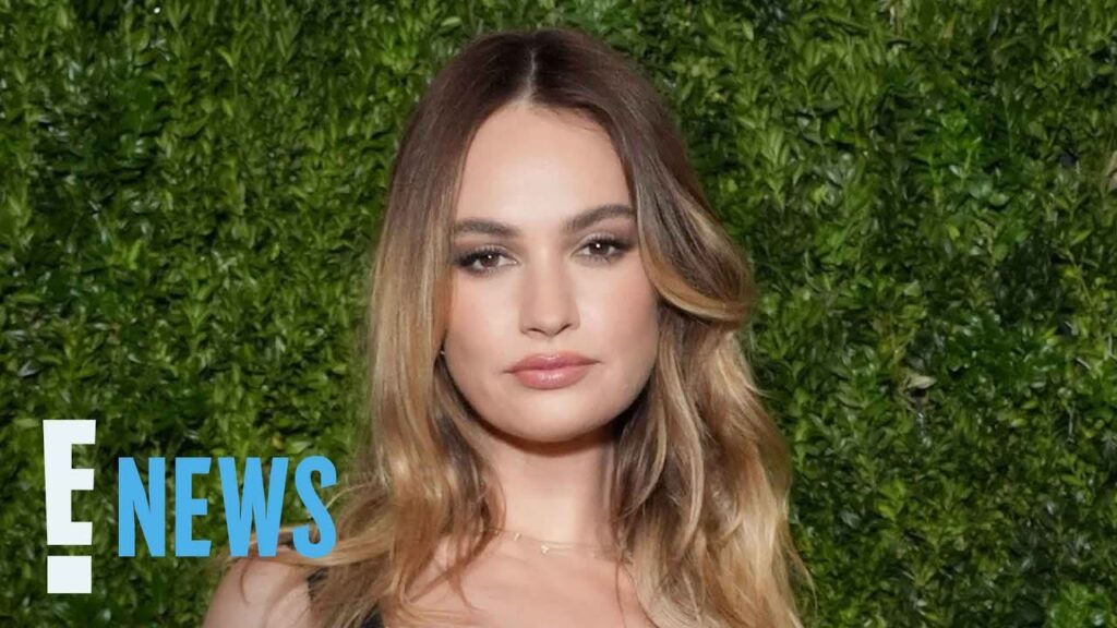 Lily James Is Unrecognizable After SHOCKING Blue Hair Transformation | E! News