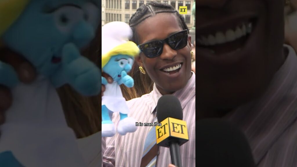 A$AP Rocky and Rihanna Want a Big Family #asaprocky #rihanna #thesmurfs