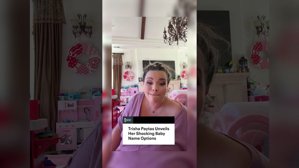 Trisha Paytas revealed the unique names she has in mind ahead of the birth of her first son.