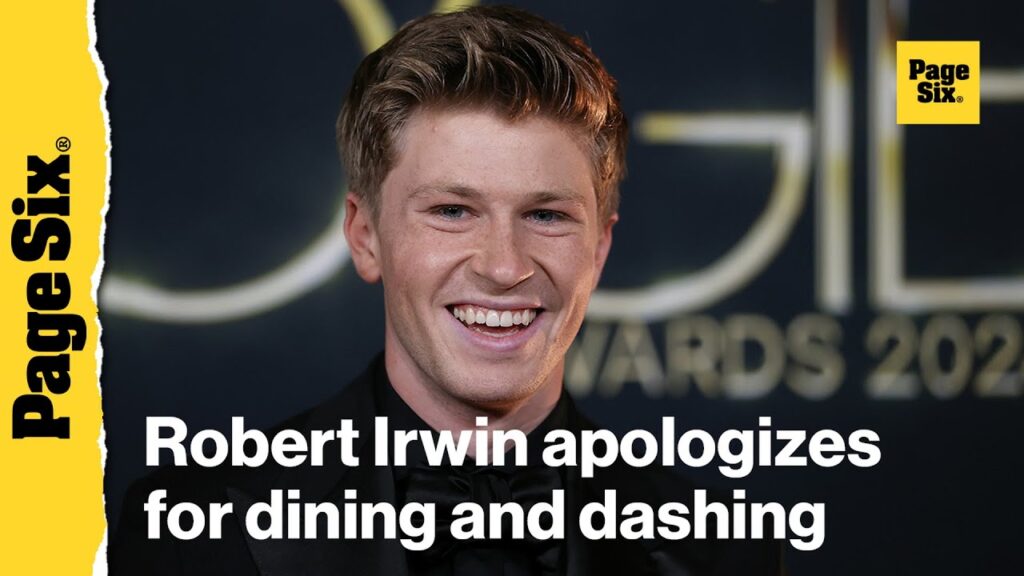 Robert Irwin apologizes for dining and dashing at popular Australia restaurant: ‘I felt terrible’