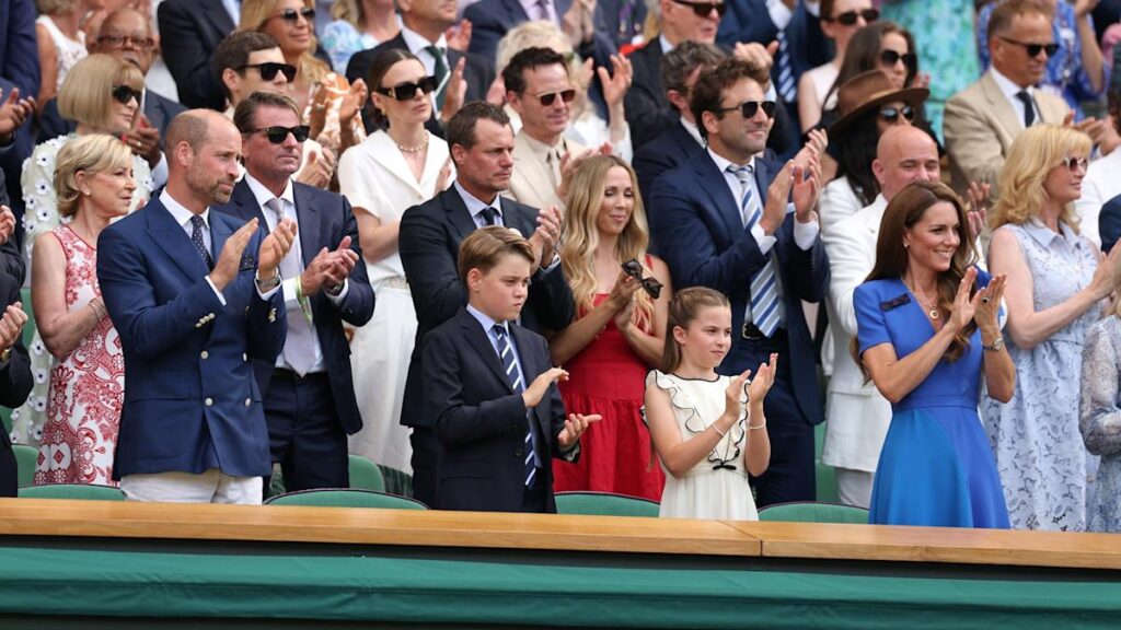 Prince George, Princess Charlotte join Prince William and Princess Kate at Wimbledon Prince George, Princess Charlotte join Prince William and Princess Kate at Wimbledon