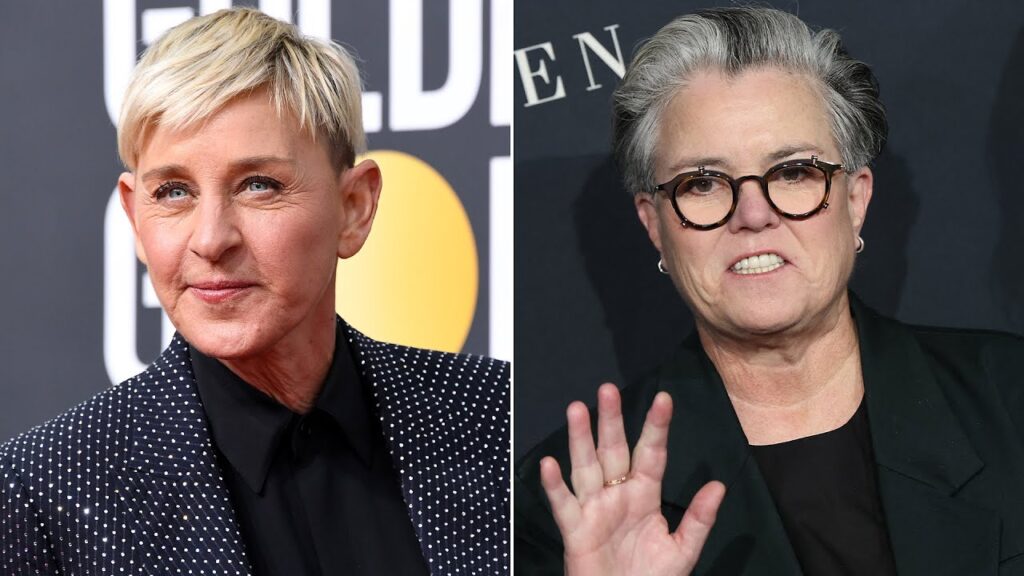 Ellen DeGeneres Defends Rosie O’Donnell Against Donald Trump