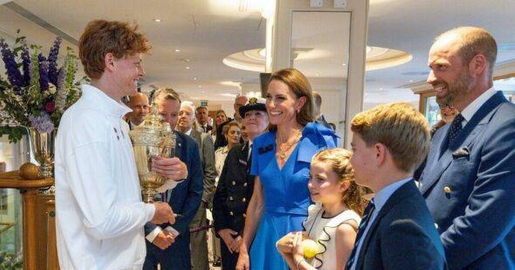 Jannik Sinner gives Royals a gift as people spot what Prince William and Charlotte did Ipso logo