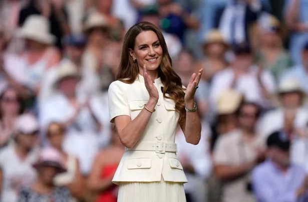 The Princess of Wales handed out trophies to the winners and runners up of the women's tournament 