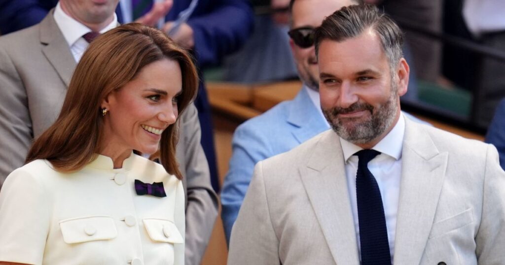 Kate Middleton’s new ‘silver fox’ aide sets pulses racing at Wimbledon Ipso logo