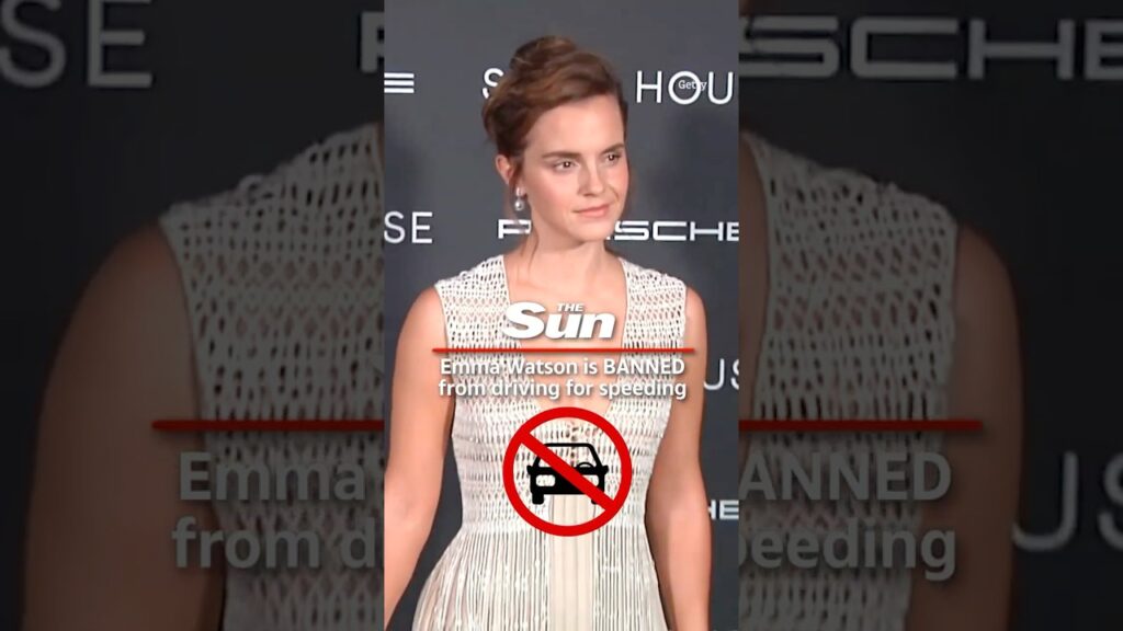 Emma Watson is BANNED from driving after speeding in £30k Audi Emma Watson is BANNED from driving after speeding in £30k Audi
