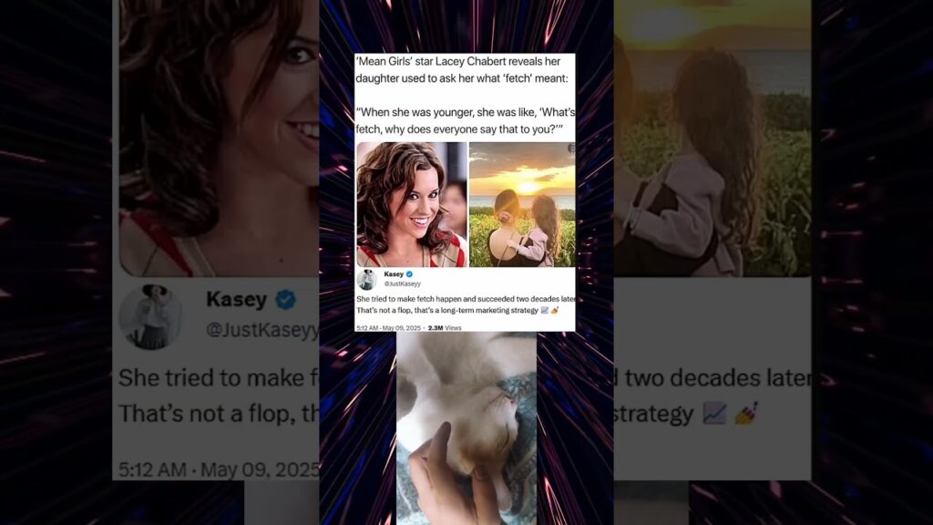 Means Girls star Lacey Chabert reveals  her daughter used to ask what fetch meant #shorts