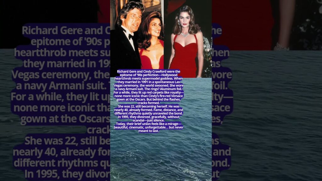 Richard Gere and Cindy Crawford A Glamorous Mirage #facts #movie #duet #love  #hollywood