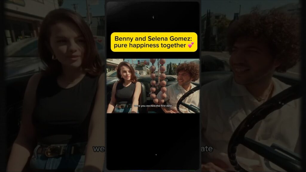 "Benny and Selena Gomez: pure happiness together 💕#bennyblanco #selenagomez #love