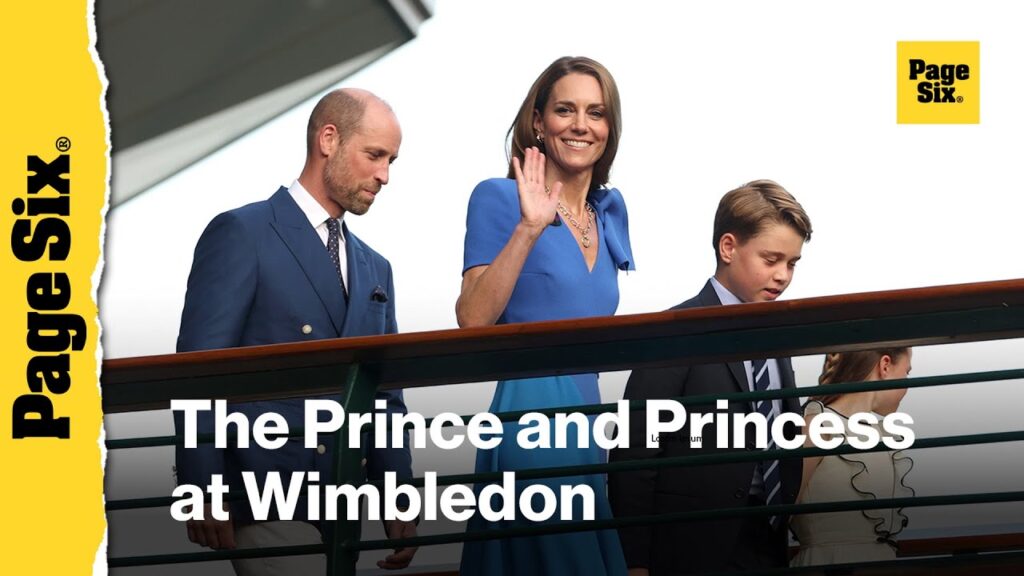 Prince Willam and Kate Middleton arrive at Wimbledon, Princess of Wales presents awards