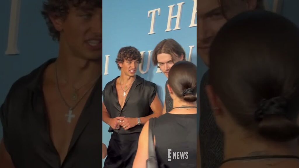 Gavin Casalegno and Christopher Briney hit the carpet at the season 3 premiere of #TSITP.
