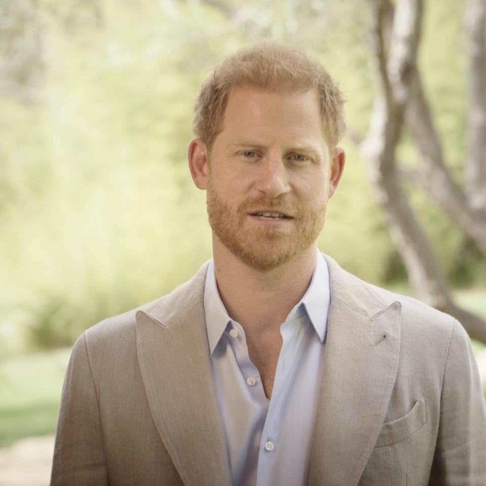 The Duke Of Sussex Makes on Screen Appearance At The Sport Gives Back Awards 2024