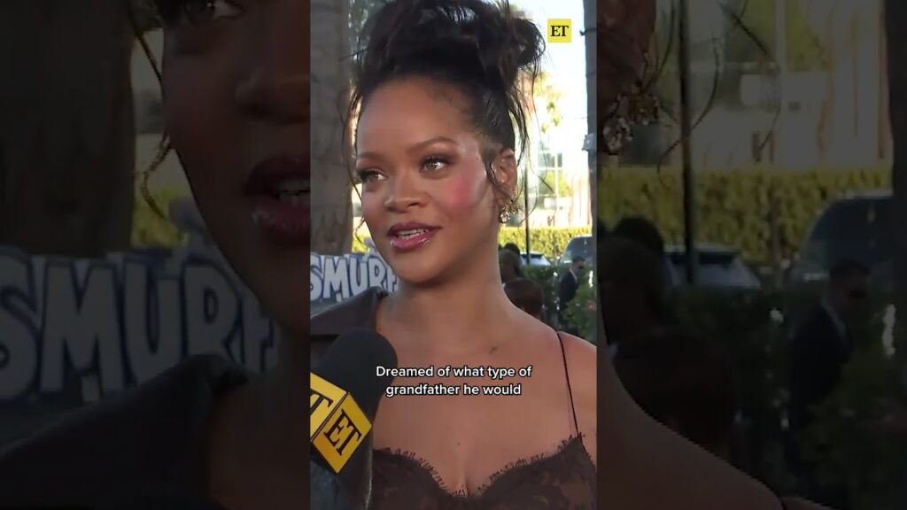 Rihanna Reflects on Late Father Ronald Fenty at ‘Smurfs’ Premiere #rihanna #smurfs