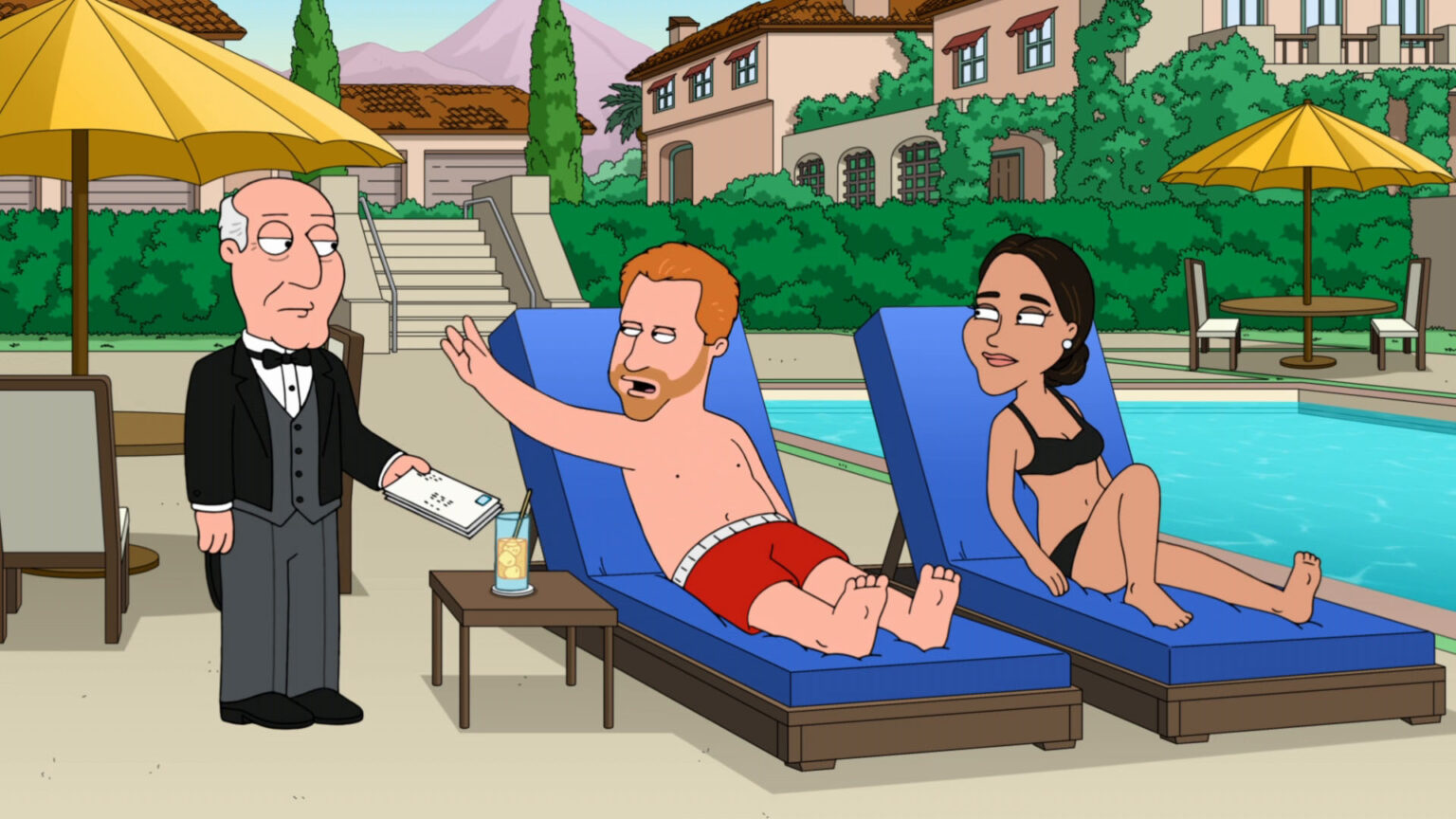Harry and Meghan brutally skewered by Family Guy AGAIN as their marriage is compared to 'Hitler and the Crusades'