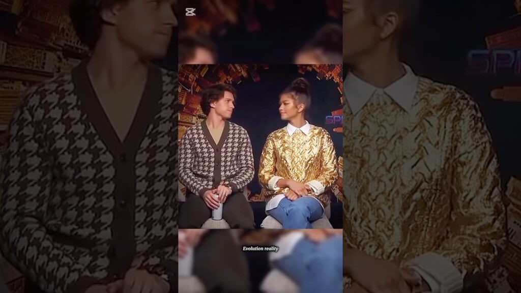 The way they turned their heads at same time🤣 #tomdaya #zendaya #tomholland #shorts