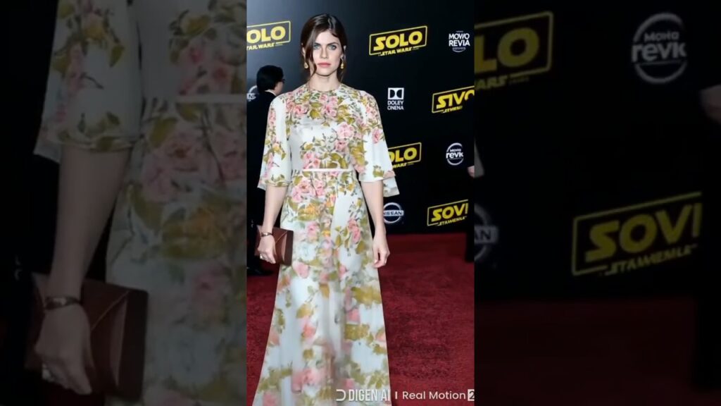 Alexandra Daddario Lights Up the Runway at Fashion Show#hollywood #hollywoodstar #shorts#trend
