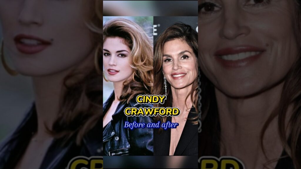 Before and after - cindy Crawford #shorts #transformation #usa