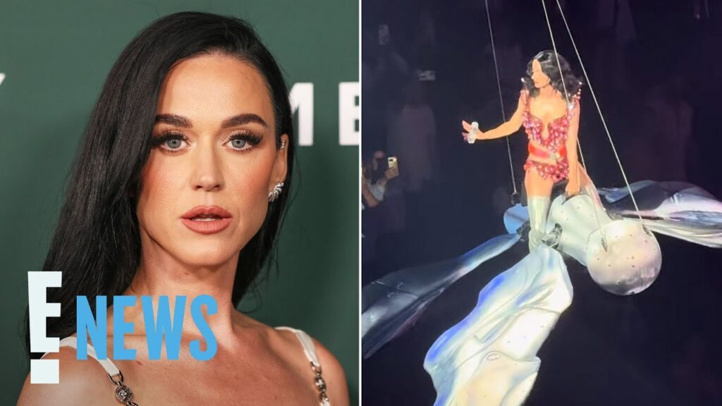Katy Perry Nearly Falls From Flying Butterfly Prop Due to Malfunction | E! News