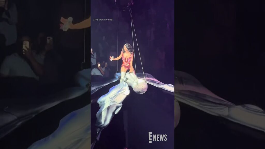 Katy Perry Narrowly Avoids Falling From Flying Butterfly Due to Prop Malfunction